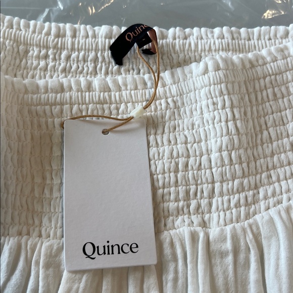 100% organic cotton, gauze, maxi skirt white women’s small NWT - Picture 6 of 6